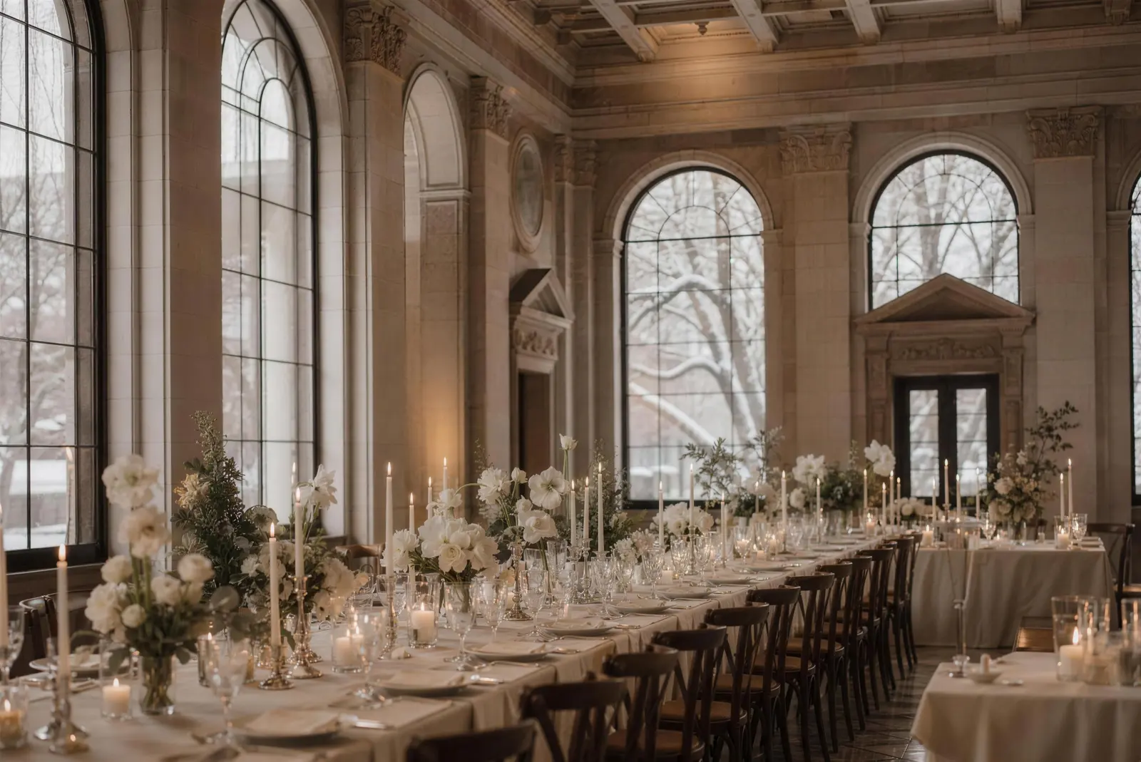 A winter wedding at Harbour Hall. Harbour Hall, Toronto.